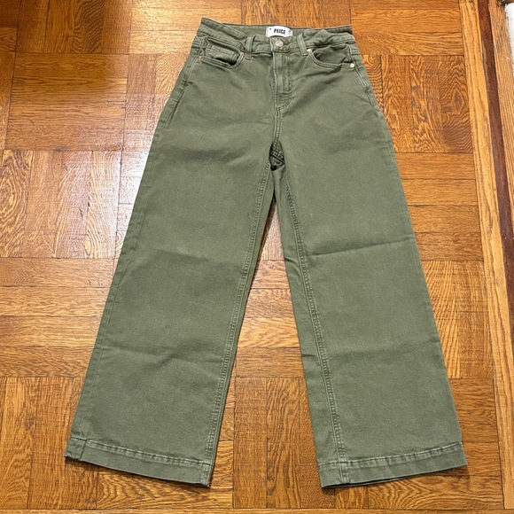 Paige Anessa Green Denim - Picture 1 of 4